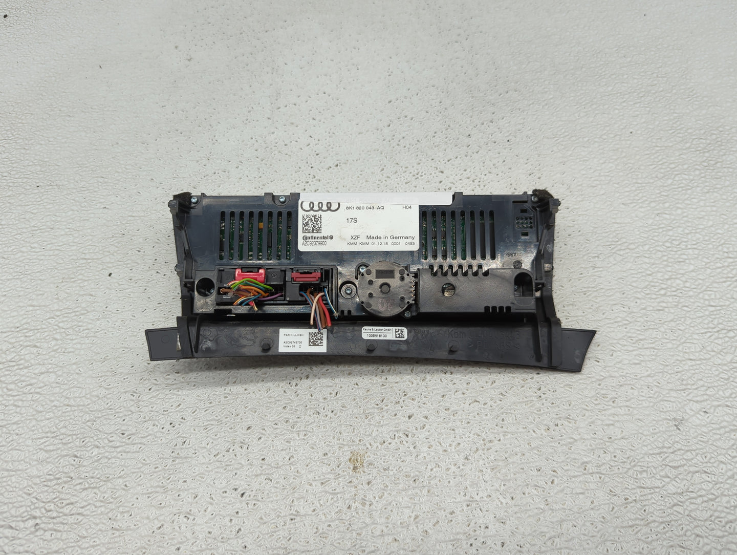 2013-2017 Audi Q5 Climate Control Module Temperature AC/Heater Replacement P/N:8K1 820 043 AQ Fits Fits 2013 2014 2015 2016 