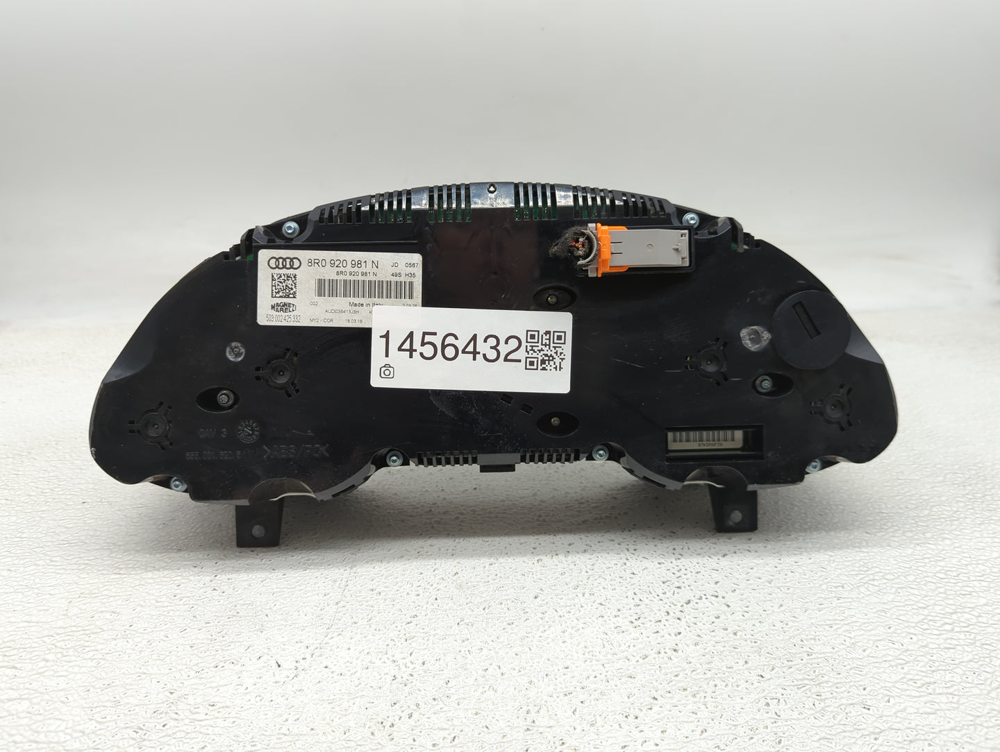 2013-2017 Audi Q5 Instrument Cluster Speedometer Gauges P/N:8R0920981N Miles:50K Fits Fits 2013 2014 2015 2016 2017 OEM Used