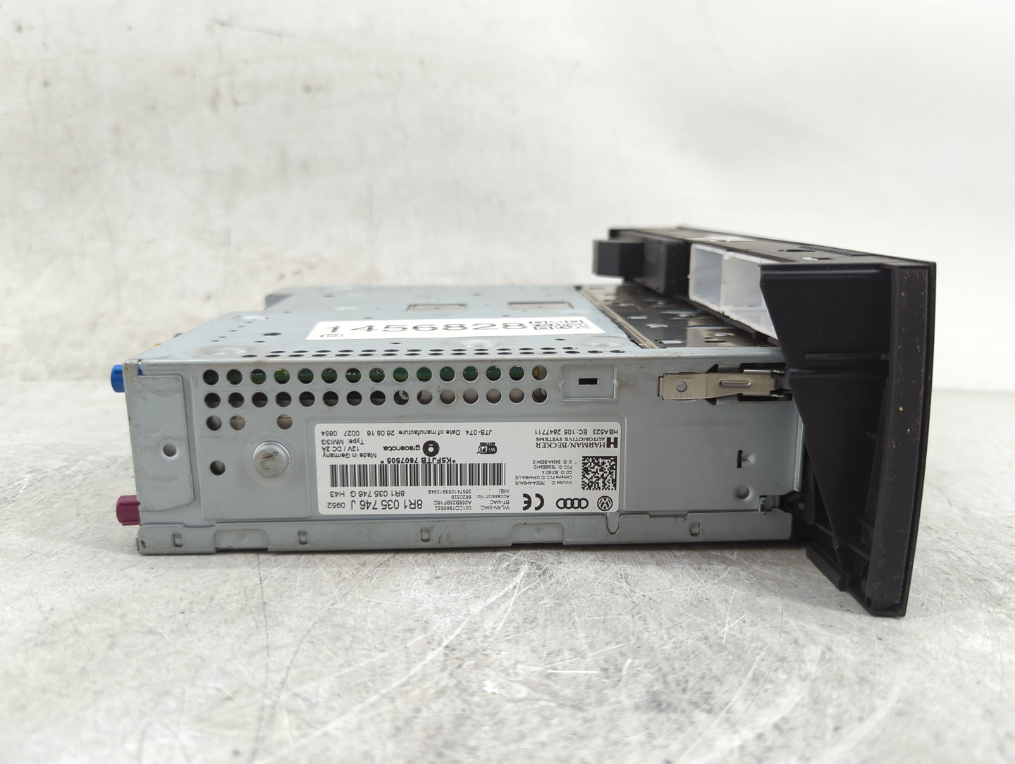 2016 Audi Q5 Radio AM FM Cd Player Receiver Replacement P/N:8R1035746J 8R1035746G Fits OEM Used Auto Parts - Oemusedautopart