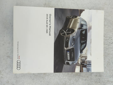 2016 Audi Q5 Owners Manual Book Guide P/N:8R0012721BA 8K0012721NA OEM Used Auto Parts