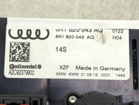 2013-2016 Audi S4 Climate Control Module Temperature AC/Heater Replacement P/N:8K1 820 043 AQ Fits Fits 2013 2014 2015 2016 
