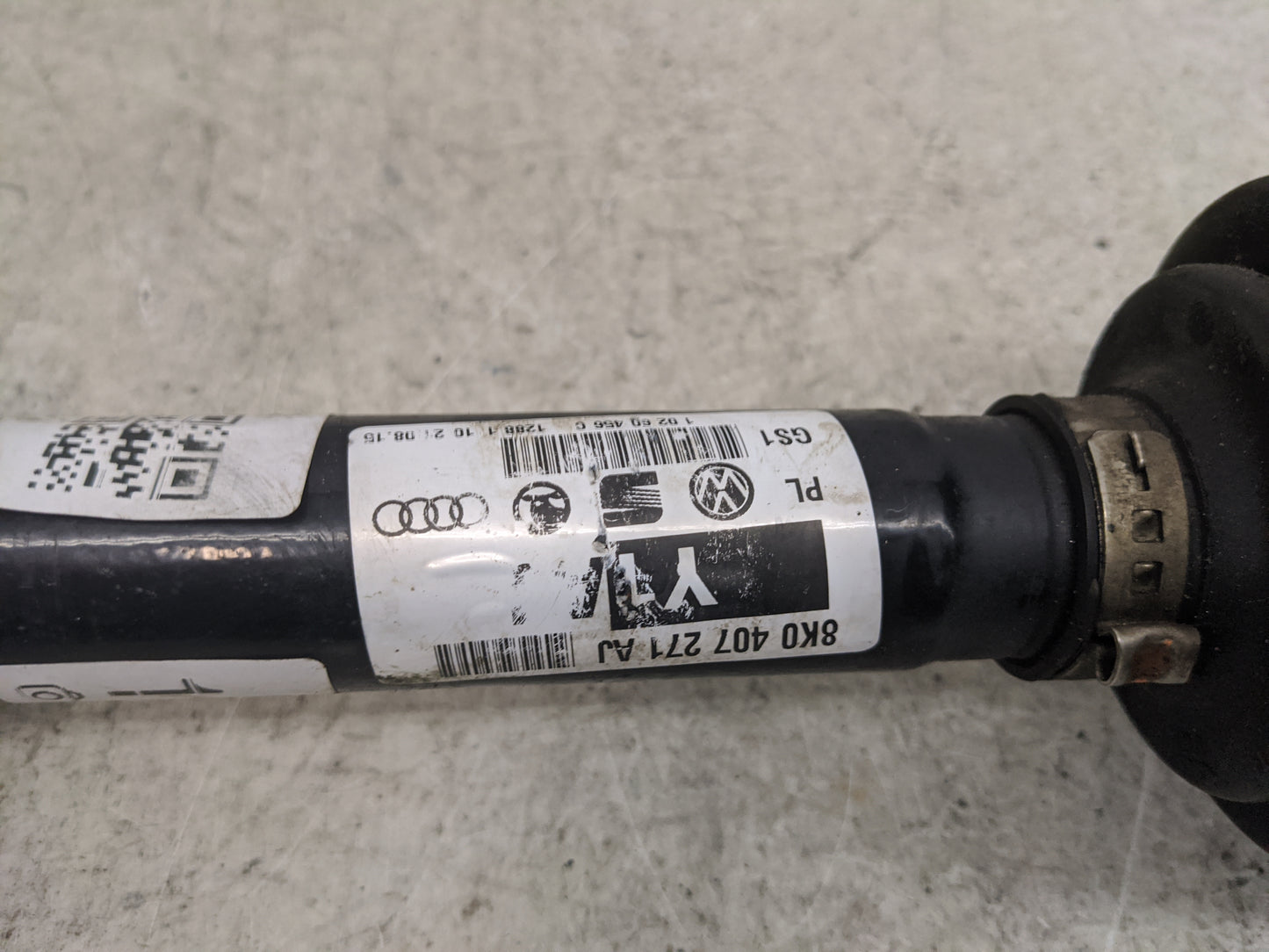 2010-2016 Audi S4 Axle Shaft Front Passenger Cv C/v 1461225 - Oemusedautoparts1.com