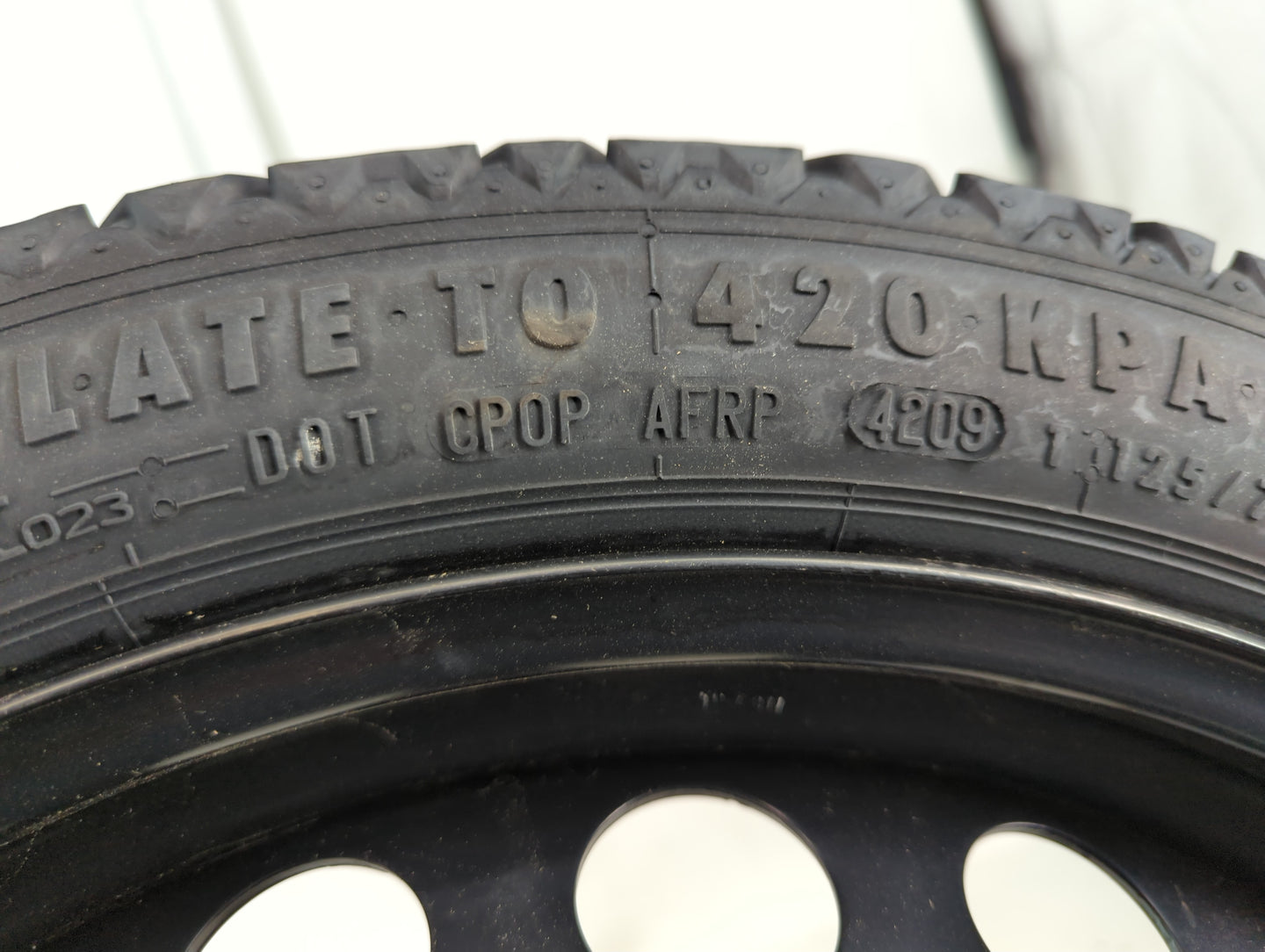 2016 Audi S4 Spare Donut Tire Wheel Rim Oem - Oemusedautoparts1.com