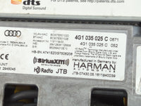 2013-2017 Audi S6 Radio AM FM Cd Player Receiver Replacement P/N:4G1035025C 4G1035025D Fits OEM Used Auto Parts - Oemusedaut