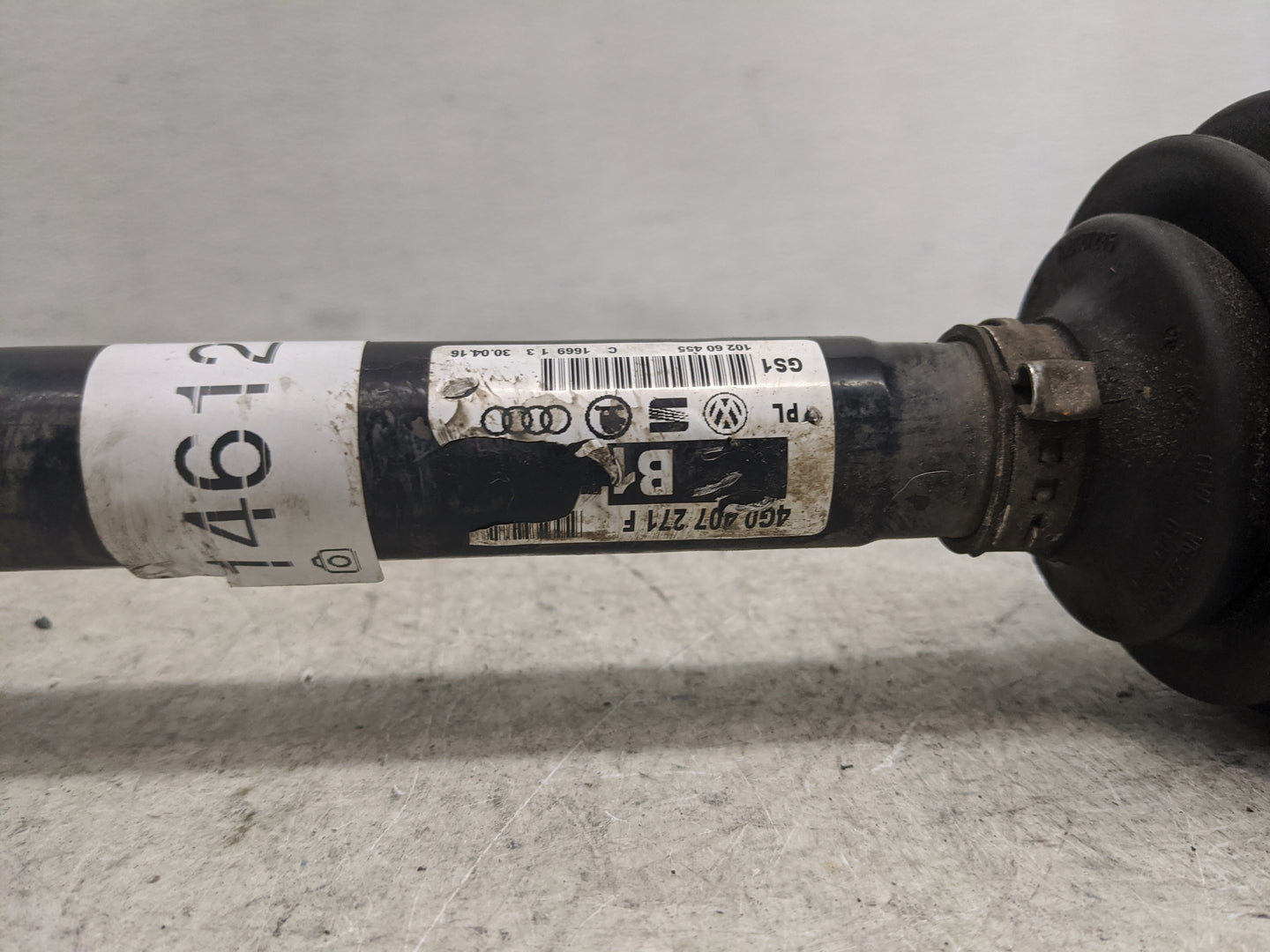 2013-2017 Audi S6 Axle Shaft Front Passenger Cv C/v - Oemusedautoparts1.com
