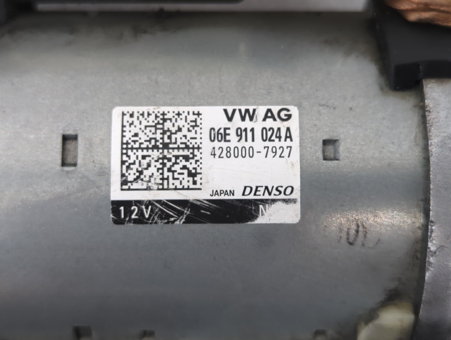2016-2017 Audi S6 Car Starter Motor Solenoid OEM P/N:428000-7927 06E 911 024A Fits Fits 2016 2017 OEM Used Auto Parts - Oemu