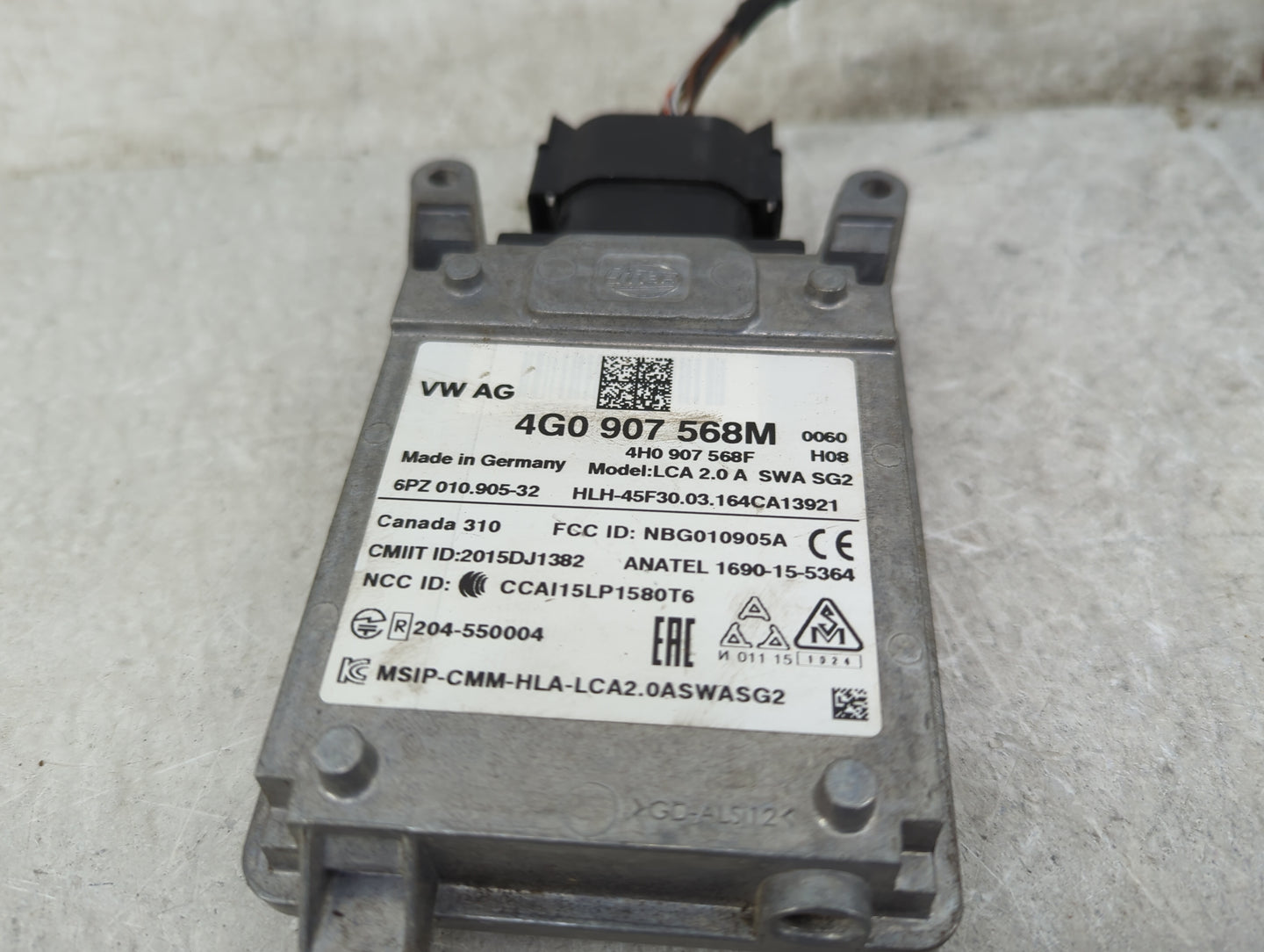 2015-2017 Audi S8 Driver Assist Control Module - Oemusedautoparts1.com