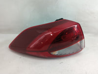 2016 Blank Key Hyundai Tail Light Assembly Driver Left OEM P/N:160725BK Fits OEM Used Auto Parts - Oemusedautoparts1.com