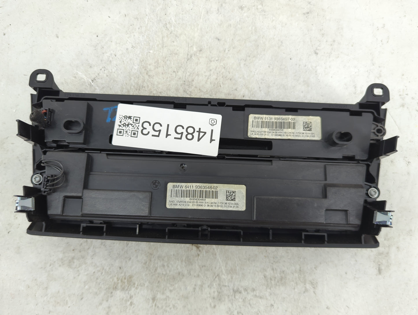 2014-2016 Bmw 228i Climate Control Module Temperature AC/Heater Replacement P/N:9363497-02 9363546-02 Fits OEM Used Auto Par