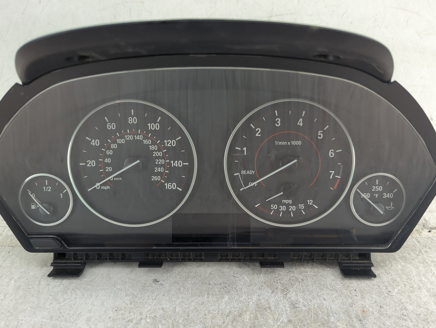 2015-2016 Bmw 320 Instrument Cluster Speedometer Gauges P/N:9232895 9382091-01 Miles: Fits Fits 2014 2015 2016 2017 2018 201