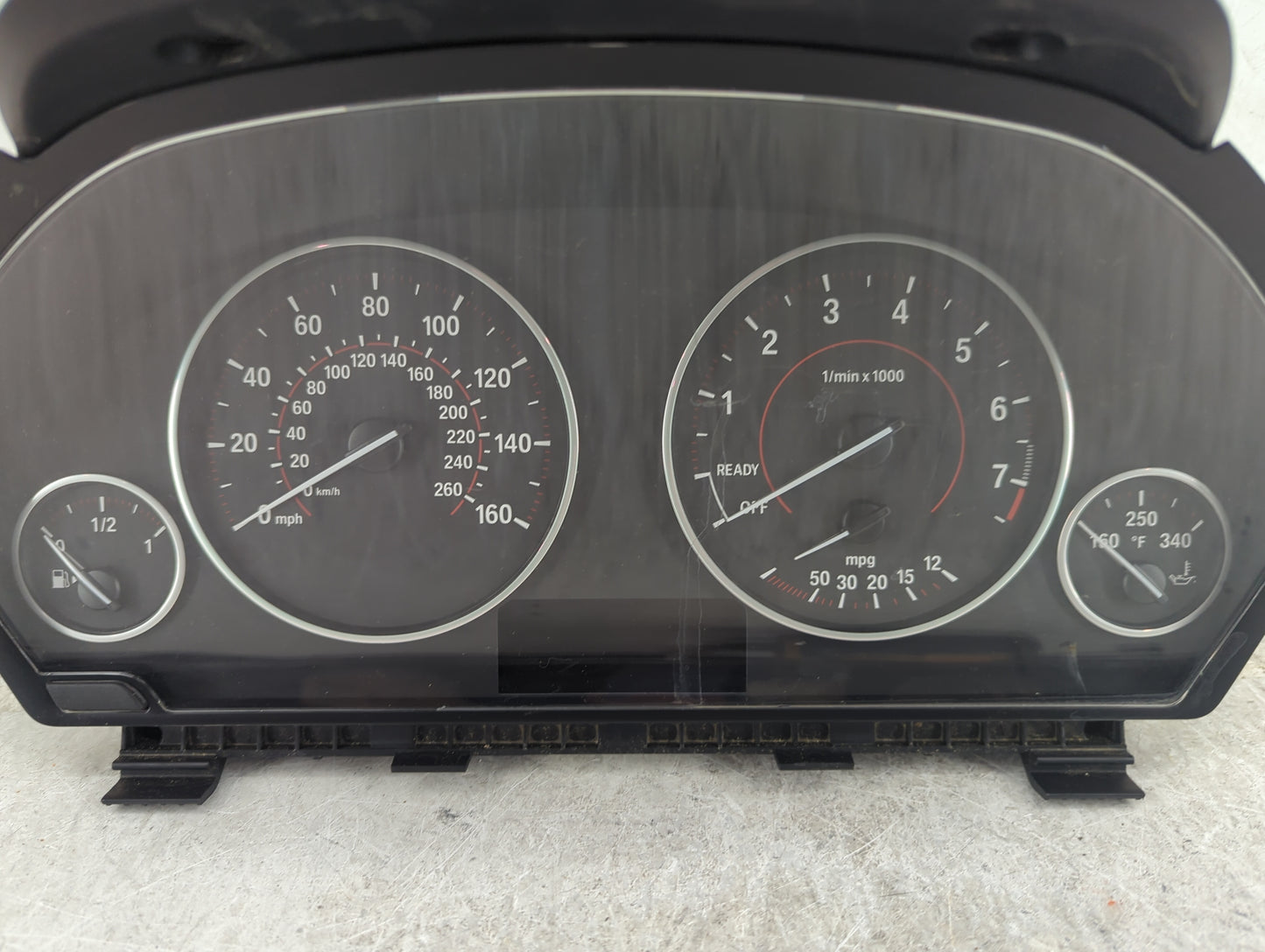 2015-2016 Bmw 320 Instrument Cluster Speedometer Gauges P/N:9232895 9382091-01 Miles: Fits Fits 2014 2015 2016 2017 2018 201