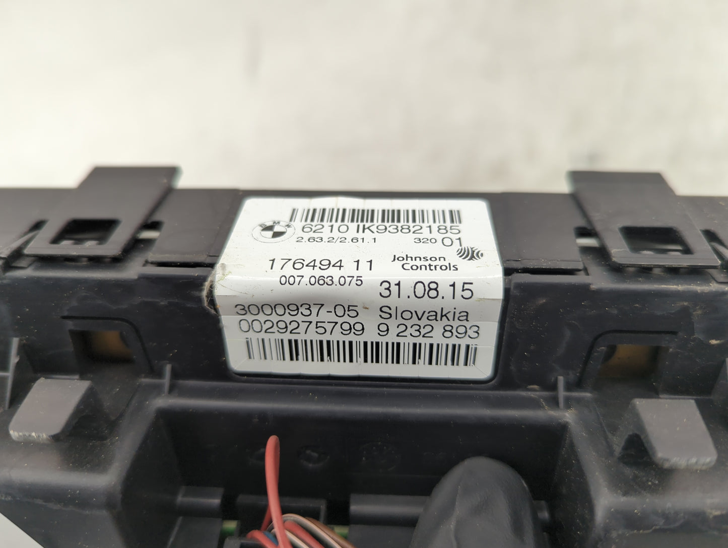 2015-2016 Bmw 320 Instrument Cluster Speedometer Gauges P/N:9232895 9382091-01 Miles: Fits Fits 2014 2015 2016 2017 2018 201