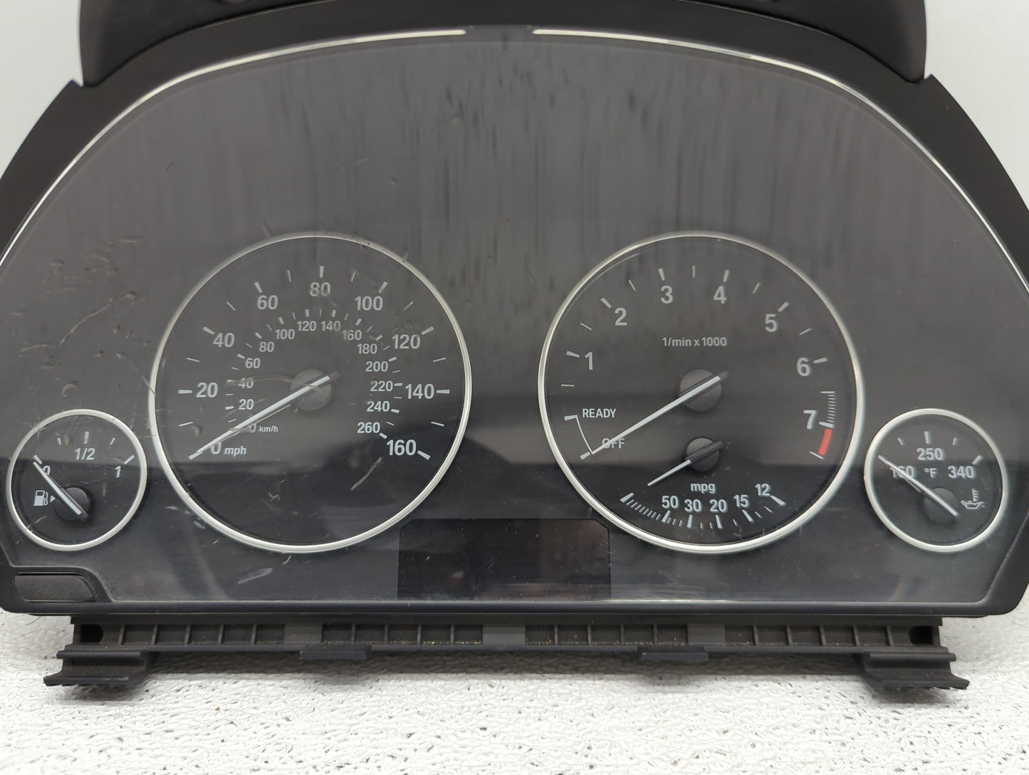 2015-2016 Bmw 320 Instrument Cluster Speedometer Gauges P/N:9232894 9382199-01 Miles:63K Fits OEM Used Auto Parts - Oemuseda