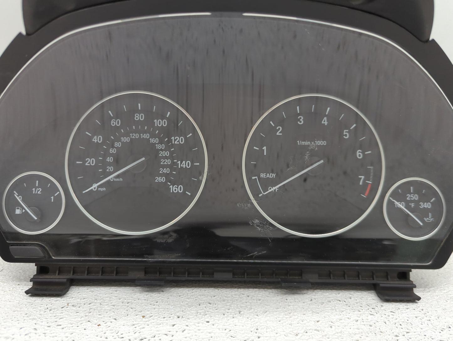2015-2016 Bmw 320 Instrument Cluster Speedometer Gauges P/N:9232895 6804961-01 Miles:39K Fits OEM Used Auto Parts - Oemuseda