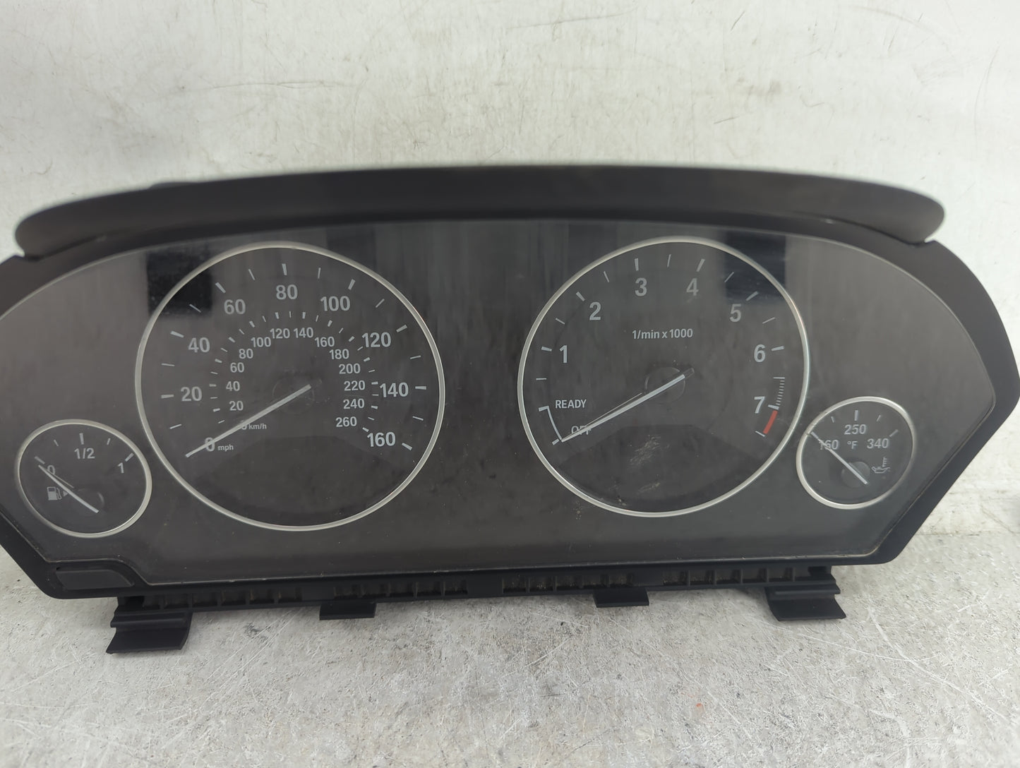 2015-2016 Bmw 320 Instrument Cluster Speedometer Gauges P/N:9232895 9382091-01 Miles:78K Fits OEM Used Auto Parts - Oemuseda