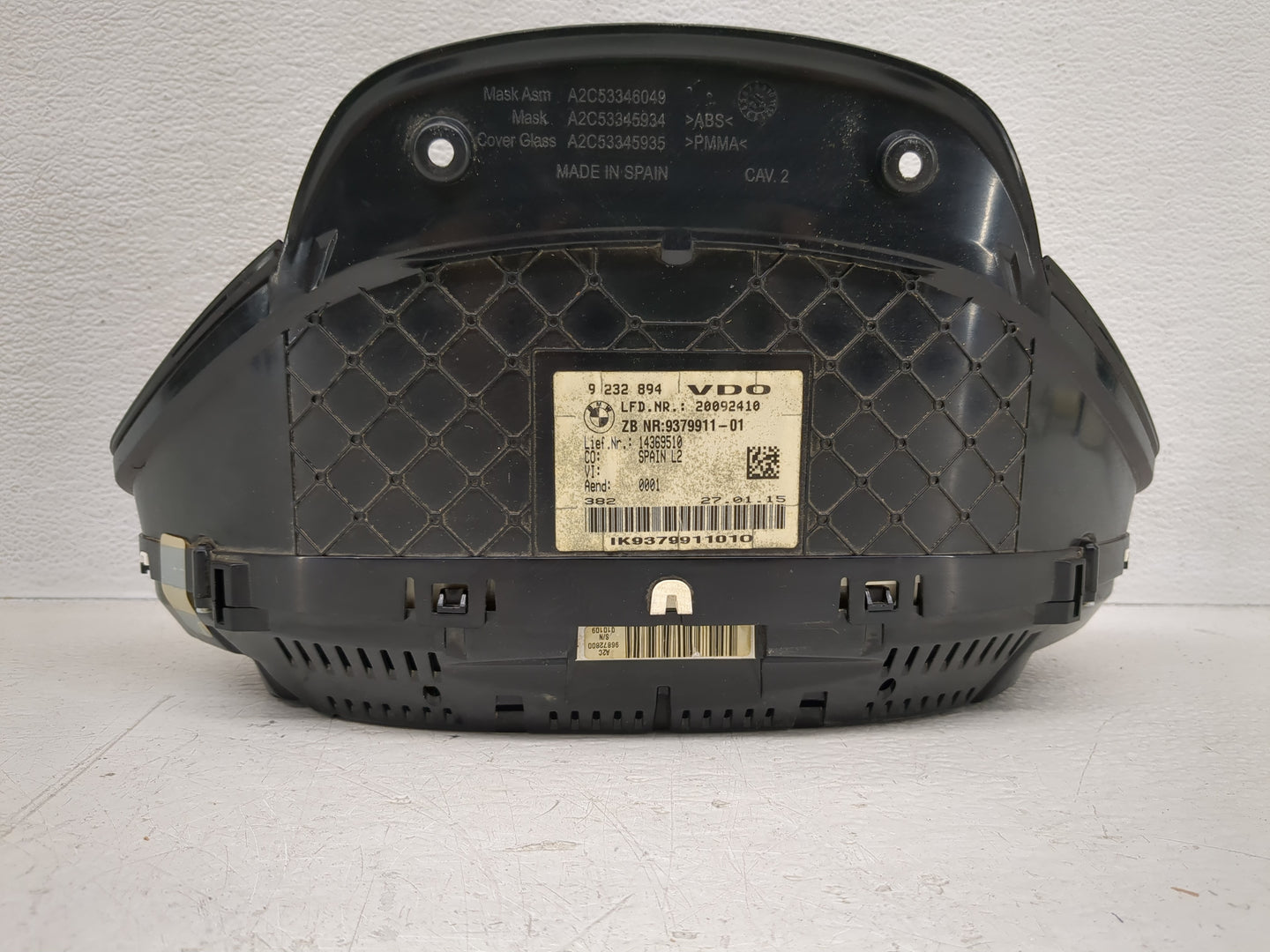 2015-2016 Bmw 320i Instrument Cluster Speedometer Gauges P/N:20114335 9 232 984 Fits Fits 2014 2015 2016 2017 2018 2019 2020
