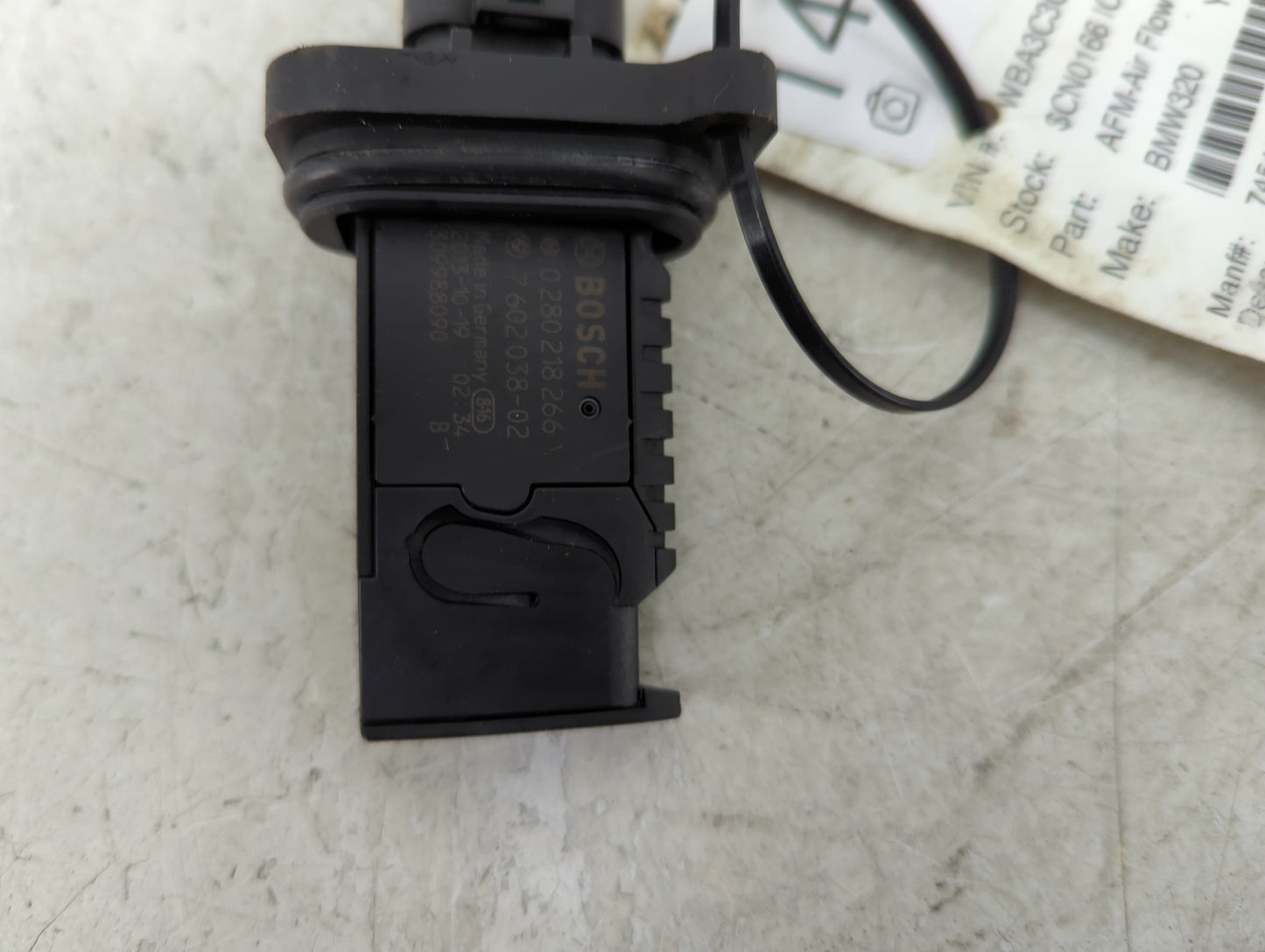 2012-2018 Bmw 320i Mass Air Flow Meter Maf - Oemusedautoparts1.com