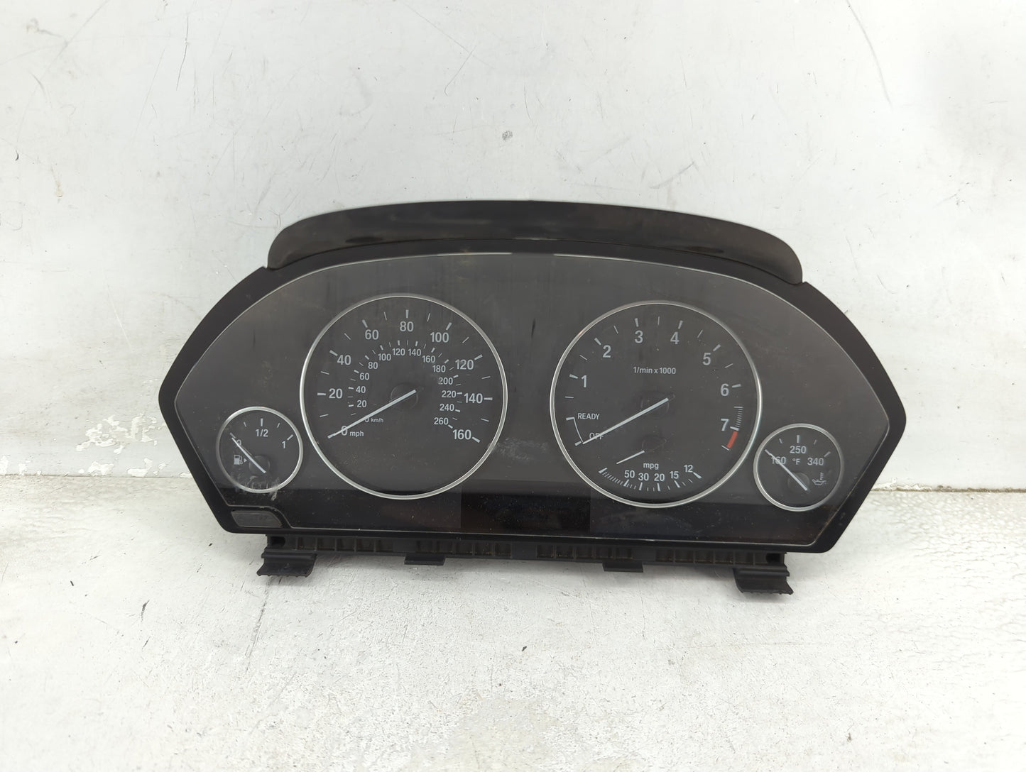 2015-2016 Bmw 320i Instrument Cluster Speedometer Gauges P/N:14369510 9382199-01 Miles: Fits OEM Used Auto Parts - Oemusedau