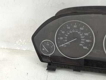 2015-2016 Bmw 320i Instrument Cluster Speedometer Gauges P/N:14369510 9382199-01 Miles: Fits OEM Used Auto Parts