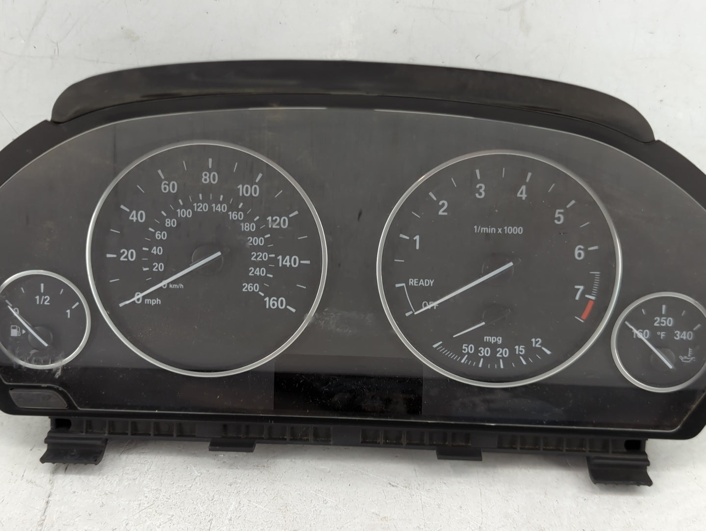 2015-2016 Bmw 320i Instrument Cluster Speedometer Gauges P/N:14369510 9382199-01 Miles: Fits OEM Used Auto Parts - Oemusedau