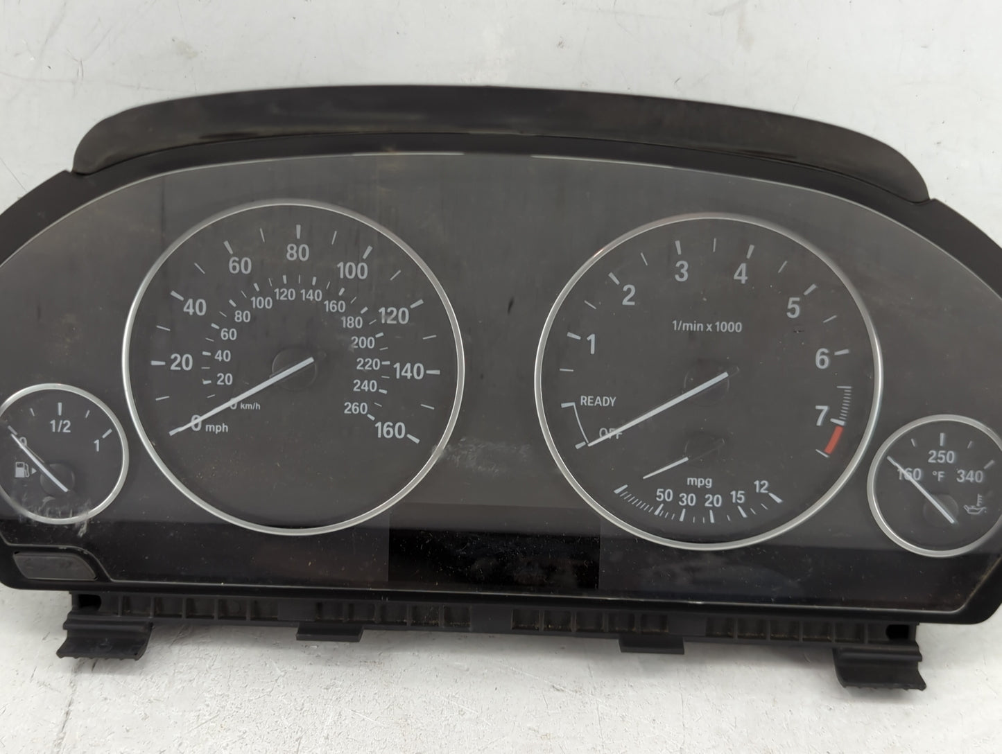 2015-2016 Bmw 320i Instrument Cluster Speedometer Gauges P/N:14369510 9382199-01 Miles: Fits OEM Used Auto Parts - Oemusedau