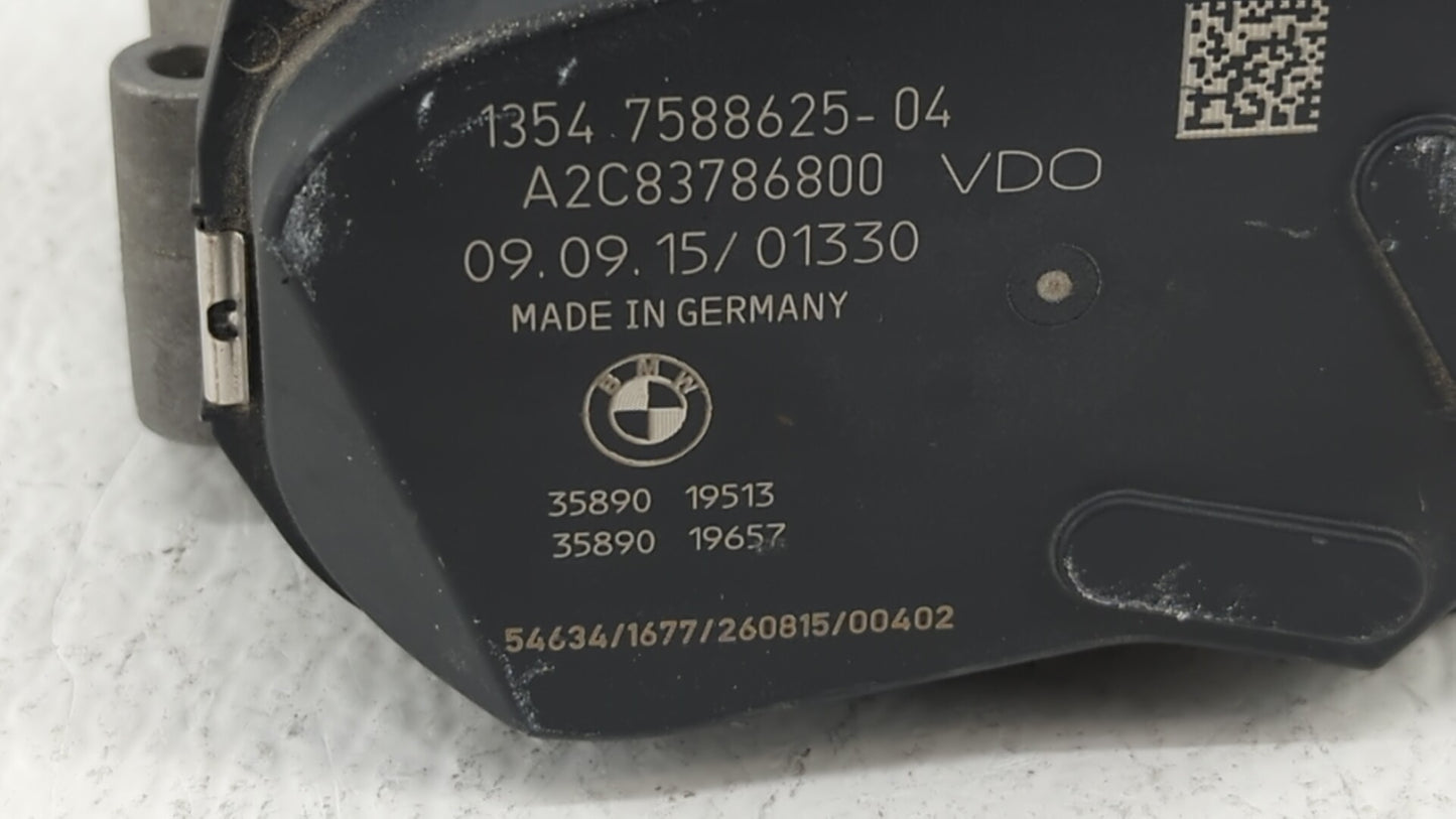 2012-2018 Bmw 320i Throttle Body P/N:A2C53355204 1354 7588625 Fits Fits 2012 2013 2014 2015 2016 2017 2018 OEM Used Auto Par