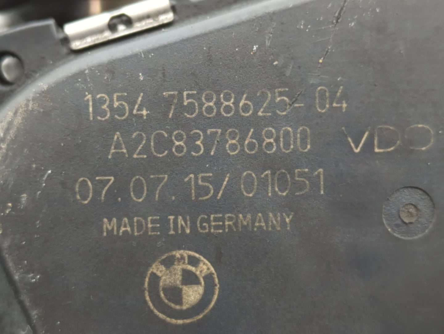 2012-2018 Bmw 320i Throttle Body P/N:1354 7588625-04 1354 7588625-03, 1354 7588625 Fits Fits 2012 2013 2014 2015 2016 2017 2