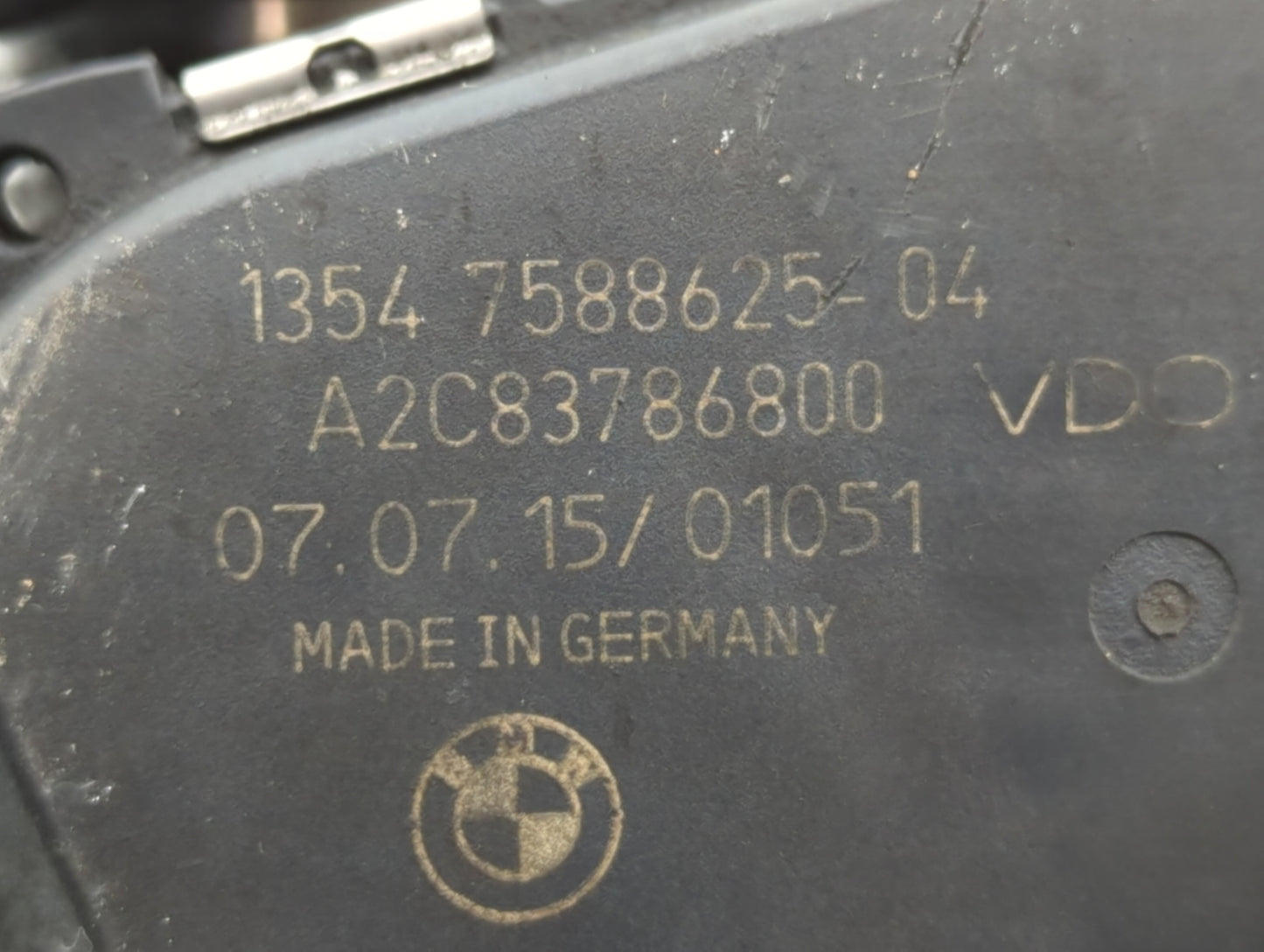 2012-2018 Bmw 320i Throttle Body P/N:1354 7588625-04 1354 7588625-03, 1354 7588625 Fits Fits 2012 2013 2014 2015 2016 2017 2