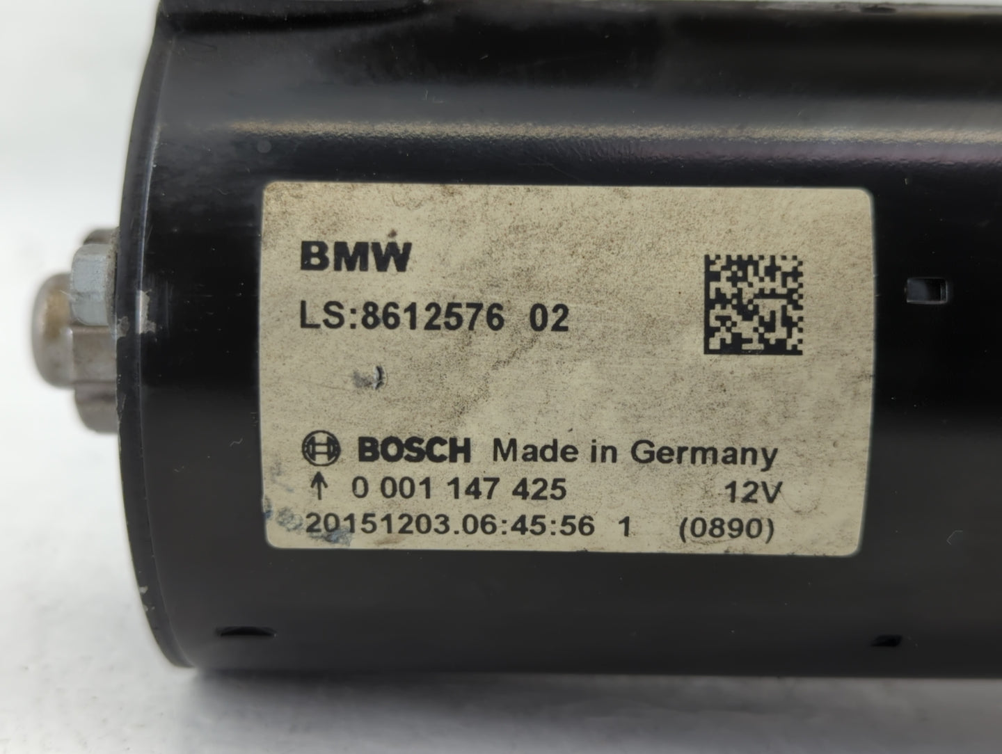 2014-2018 Bmw 320i Car Starter Motor Solenoid OEM P/N:0 001 147 425 Fits Fits 2012 2013 2014 2015 2016 2017 2018 OEM Used Au