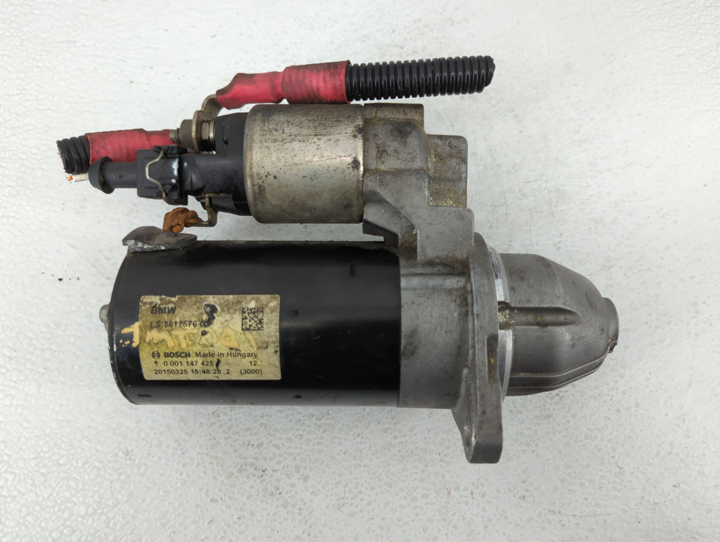 2014-2018 Bmw 320i Car Starter Motor Solenoid OEM P/N:8612576 0 Fits Fits 2012 2013 2014 2015 2016 2017 2018 OEM Used Auto P