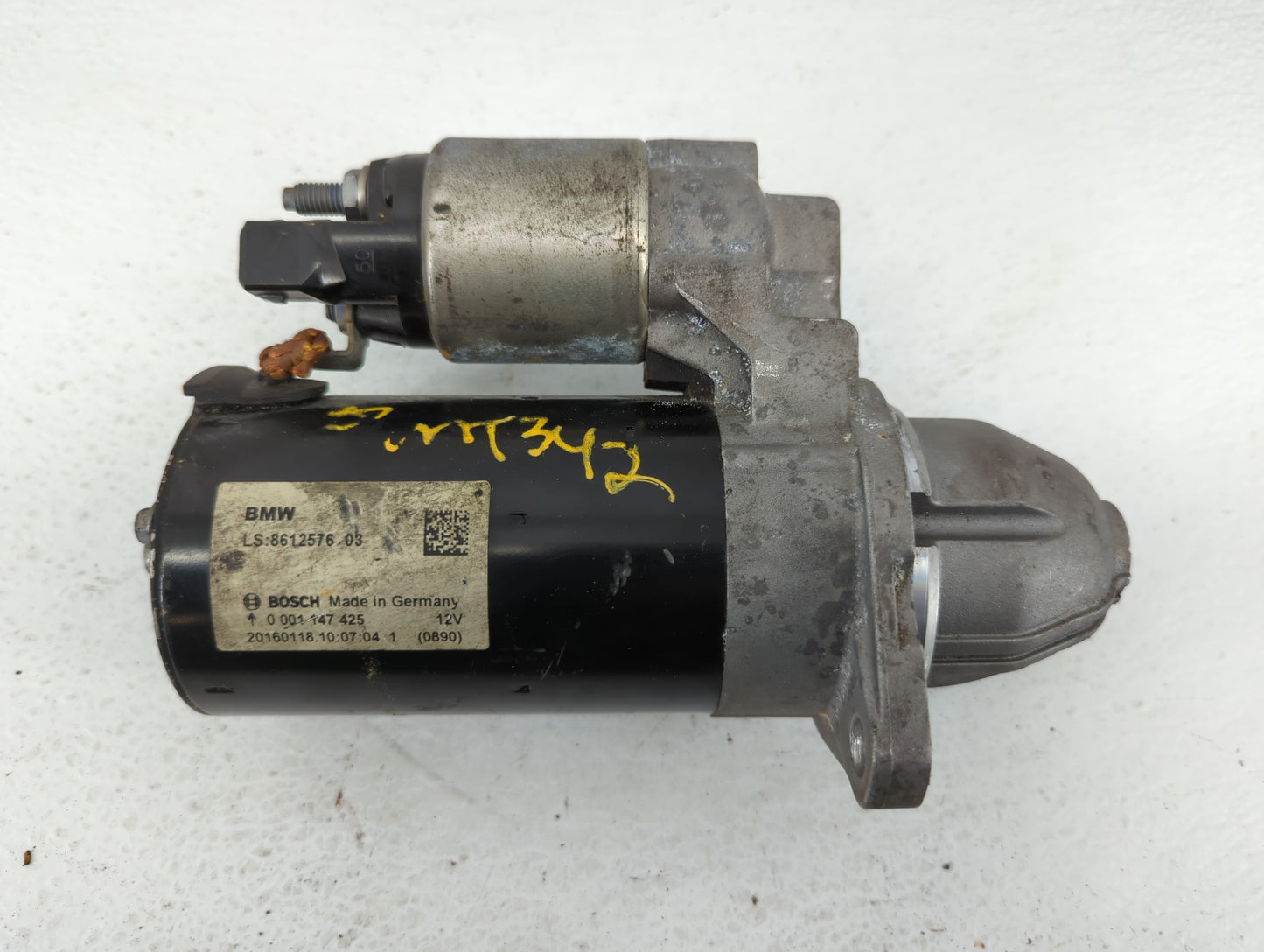 2014-2018 Bmw 320i Car Starter Motor Solenoid OEM P/N:0 001 147 425 Fits Fits 2012 2013 2014 2015 2016 2017 2018 OEM Used Au