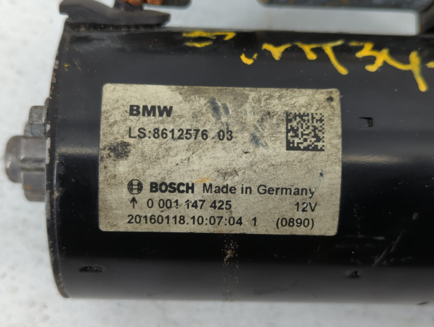 2014-2018 Bmw 320i Car Starter Motor Solenoid OEM P/N:0 001 147 425 Fits Fits 2012 2013 2014 2015 2016 2017 2018 OEM Used Au