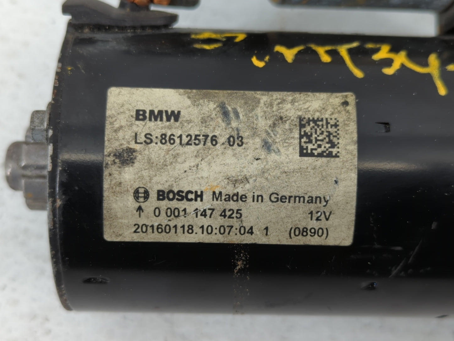 2014-2018 Bmw 320i Car Starter Motor Solenoid OEM P/N:0 001 147 425 Fits Fits 2012 2013 2014 2015 2016 2017 2018 OEM Used Au