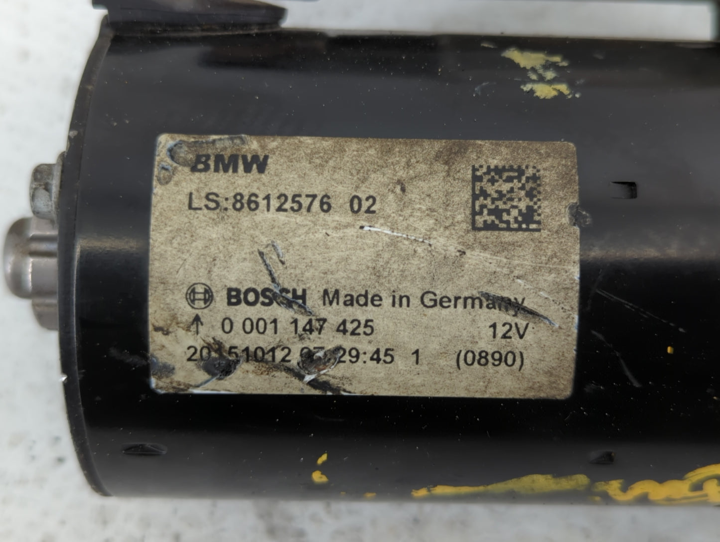 2014-2018 Bmw 320i Car Starter Motor Solenoid OEM P/N:0 001 147 425 Fits Fits 2012 2013 2014 2015 2016 2017 2018 OEM Used Au
