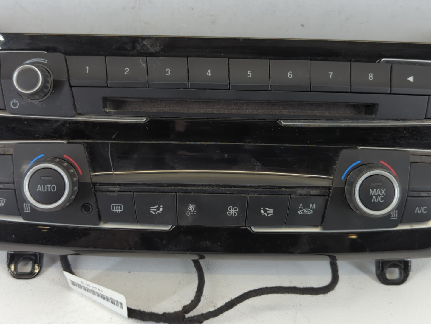 2016 Bmw 320i Am Fm Cd Player Radio Receiver - Oemusedautoparts1.com