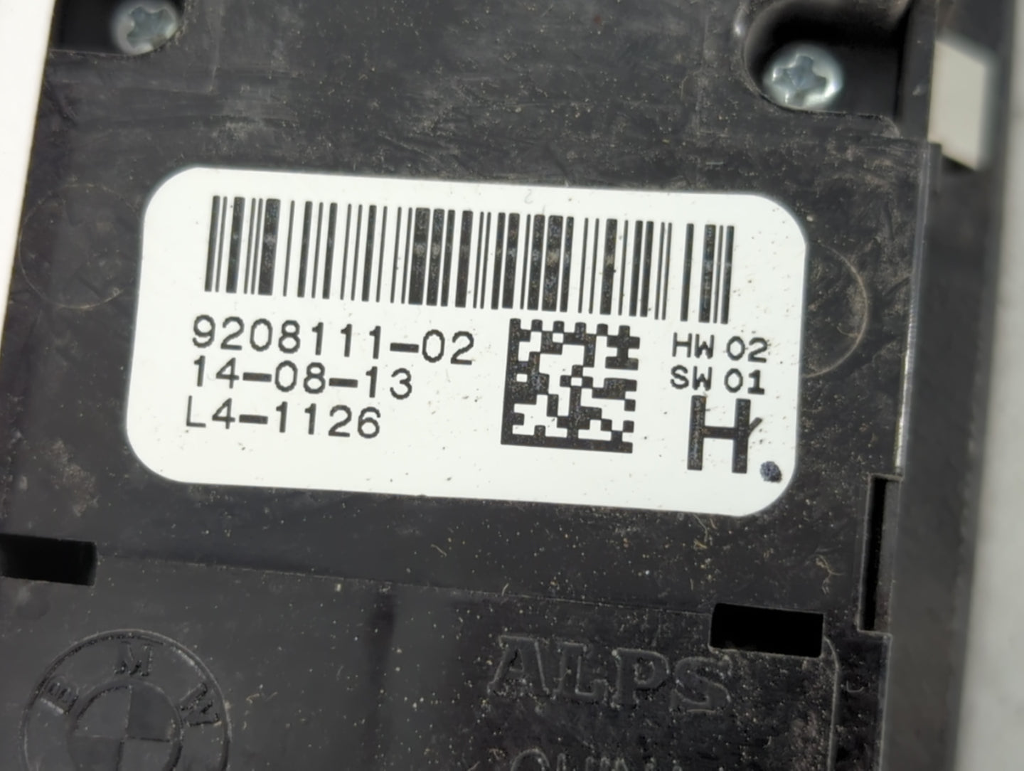 2012-2018 Bmw 320i Master Power Window Switch Replacement Driver Side Left P/N:9362112-01 Fits OEM Used Auto Parts - Oemused