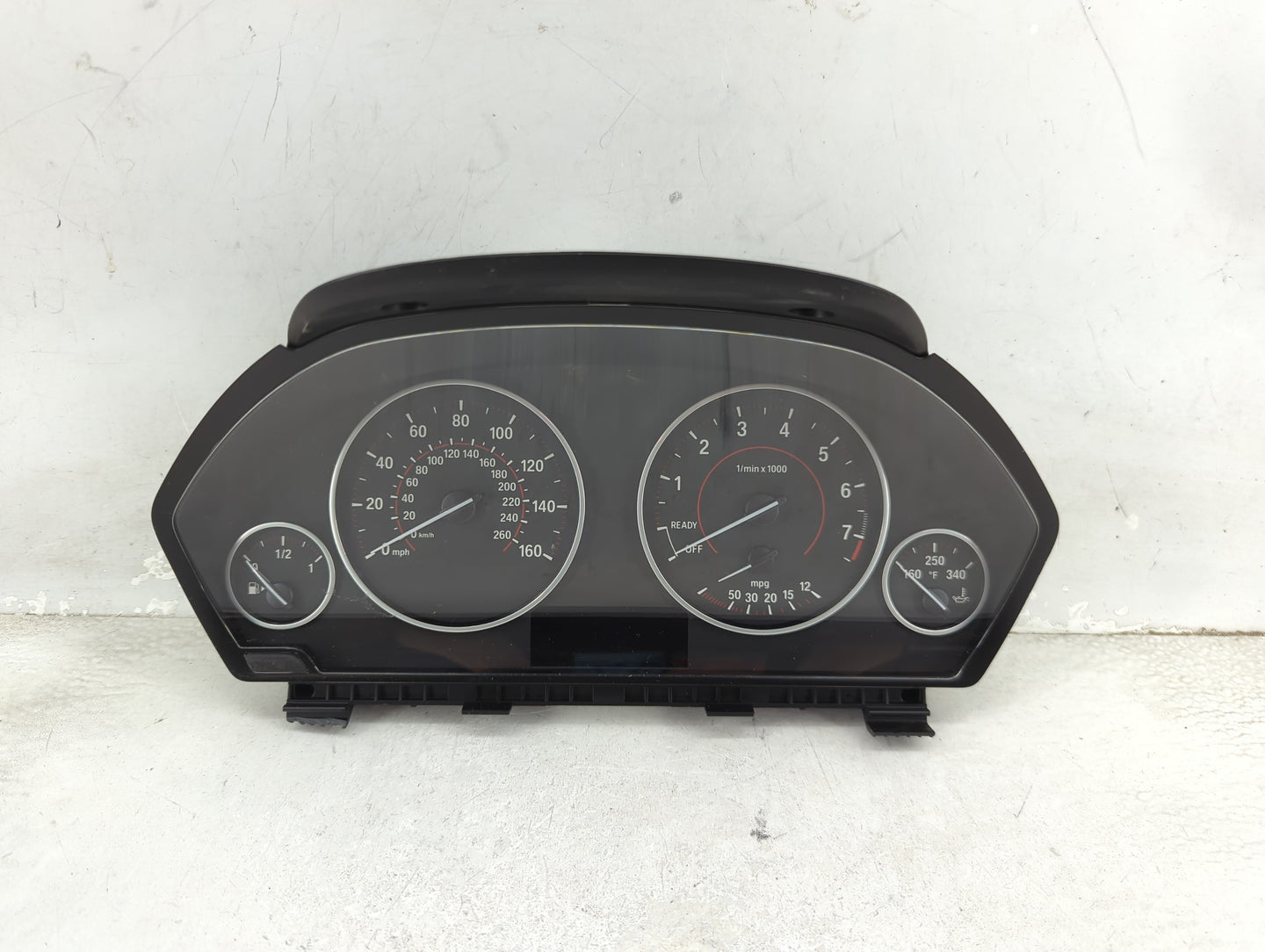 2016 Bmw 328 Instrument Cluster Speedometer Gauges P/N:2273585 300093706, 0303049359 Miles: Fits OEM Used Auto Parts - Oemus