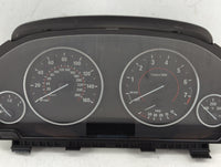 2016 Bmw 328 Instrument Cluster Speedometer Gauges P/N:2273585 300093706, 0303049359 Miles: Fits OEM Used Auto Parts - Oemus