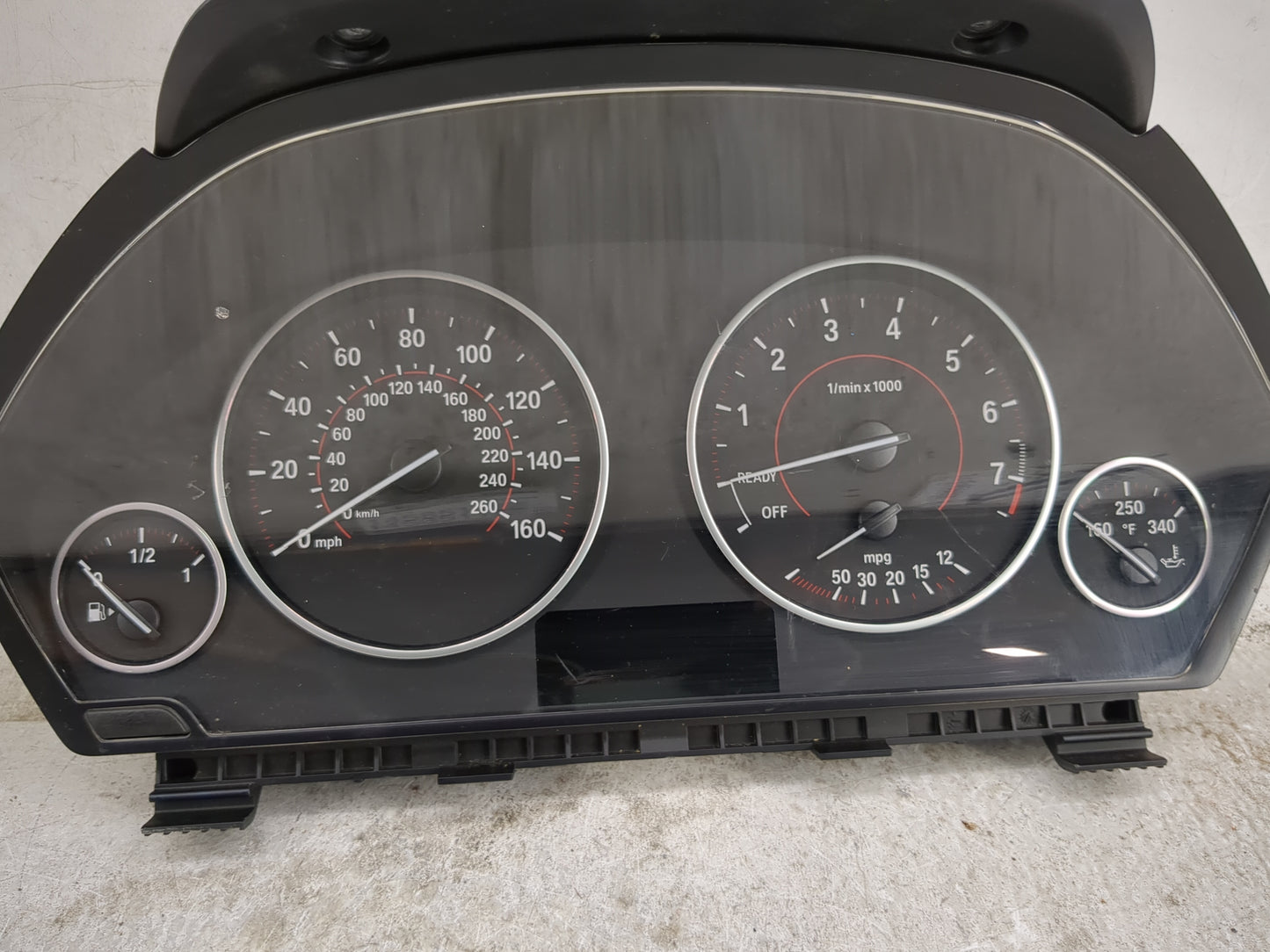 2012-2016 Bmw 328 Instrument Cluster Speedometer Gauges P/N:6210IK6805223 17649411 Miles:116K Fits OEM Used Auto Parts - Oem
