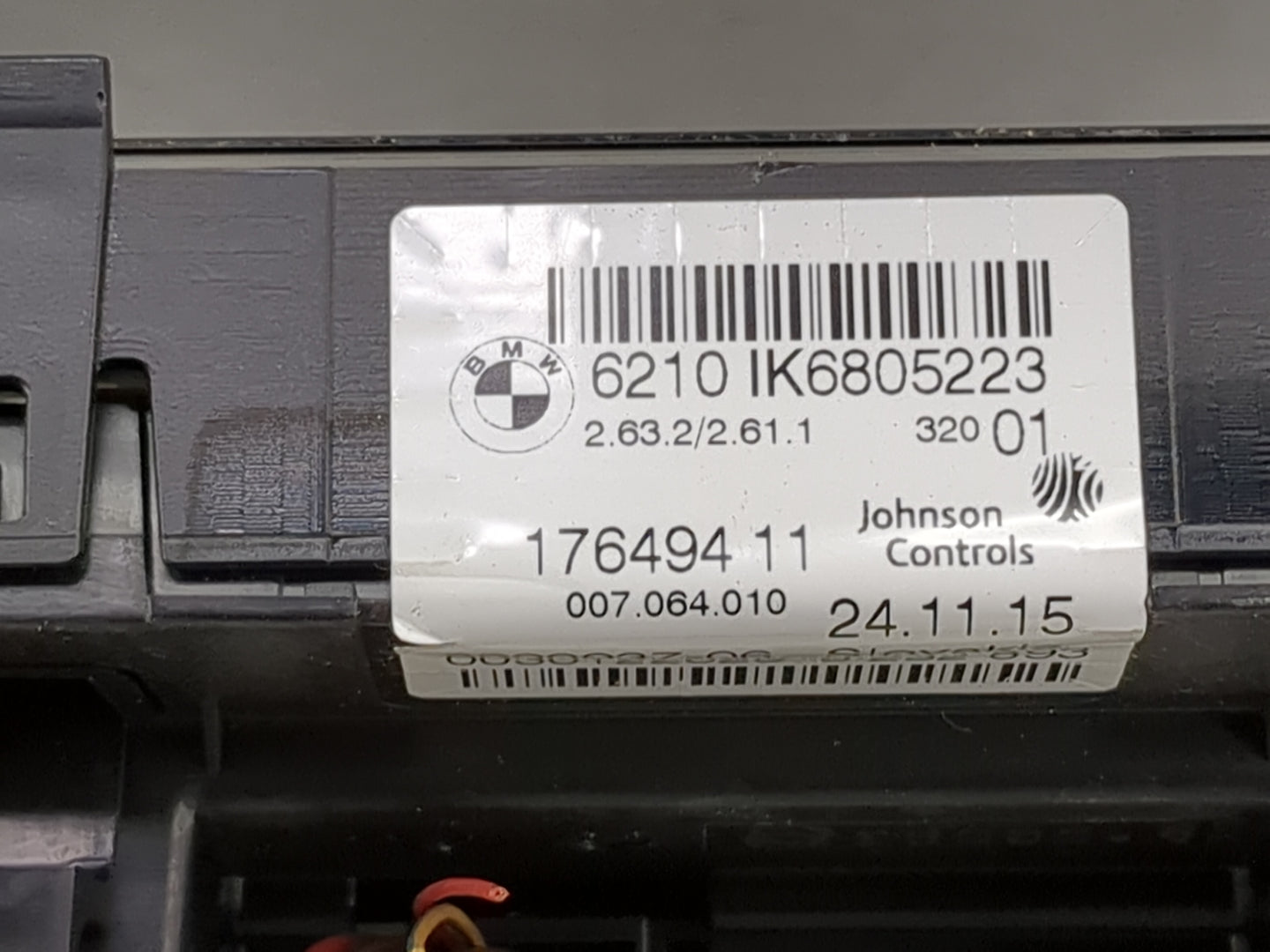 2012-2016 Bmw 328 Instrument Cluster Speedometer Gauges P/N:6210IK6805223 17649411 Miles:116K Fits OEM Used Auto Parts - Oem