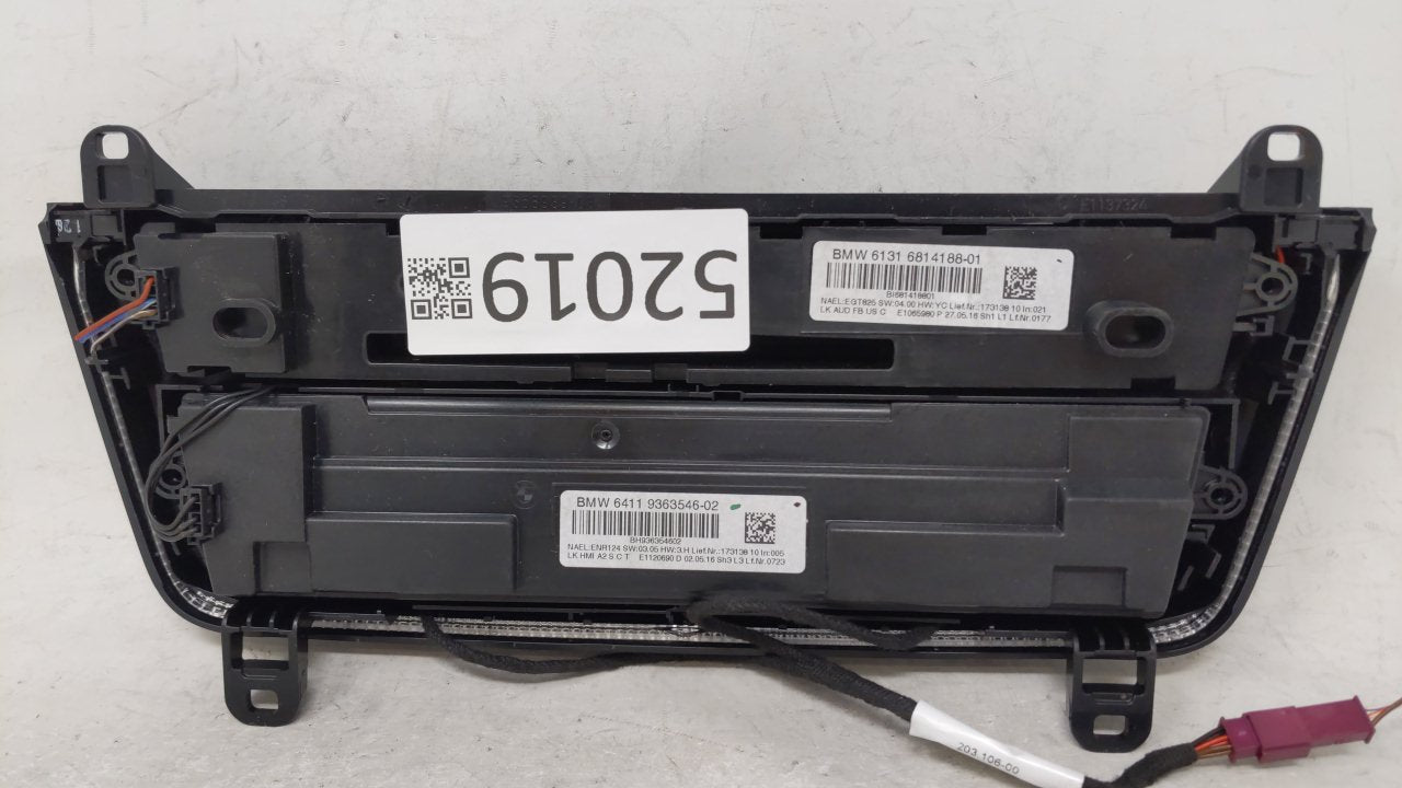 2016 Bmw 328i Climate Control Module Temperature AC/Heater Replacement P/N:61316814188-01 Fits Fits 2015 2017 2018 2019 2020
