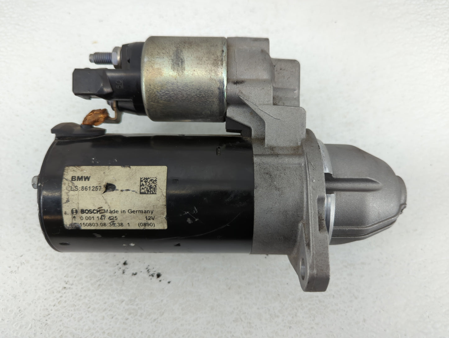 2013-2016 Bmw 328i Car Starter Motor Solenoid OEM P/N:861257 Fits Fits 2012 2013 2014 2015 2016 2017 2018 OEM Used Auto Part