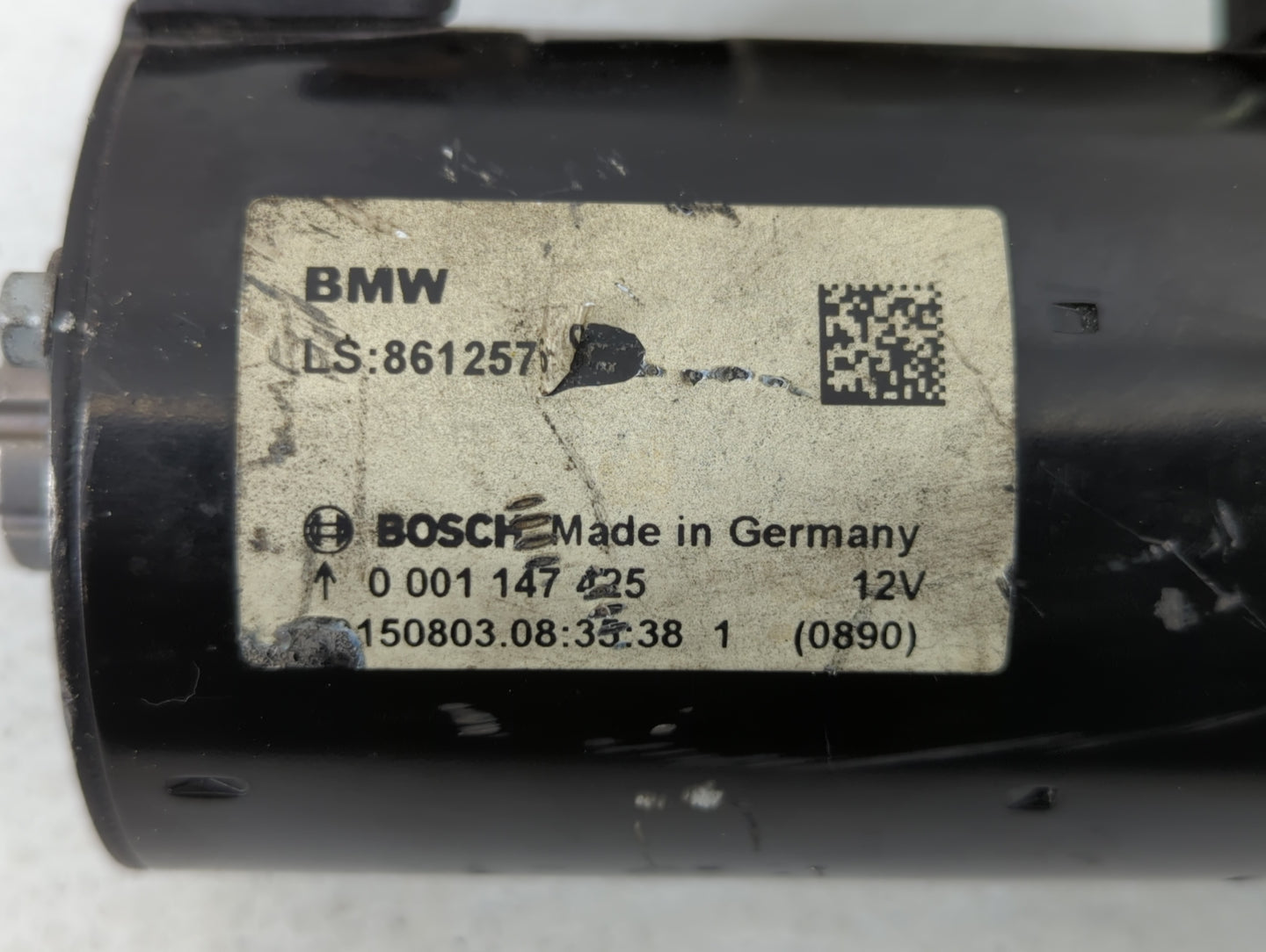 2013-2016 Bmw 328i Car Starter Motor Solenoid OEM P/N:861257 Fits Fits 2012 2013 2014 2015 2016 2017 2018 OEM Used Auto Part