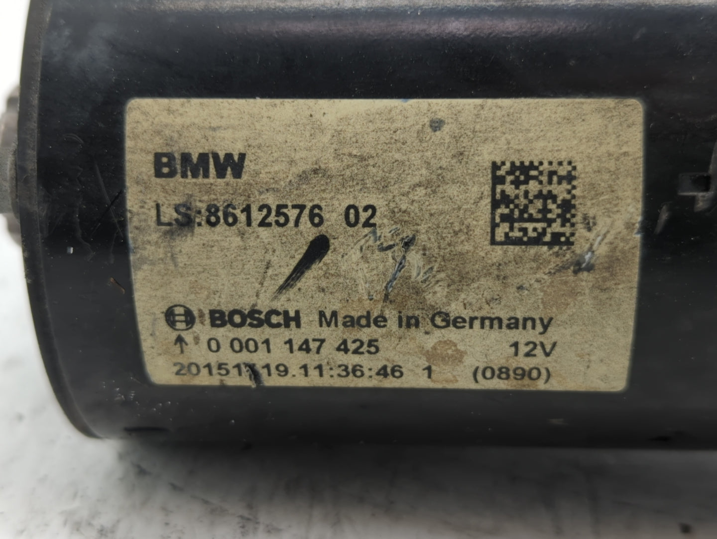 2013-2016 Bmw 328i Car Starter Motor Solenoid OEM P/N:0 001 147 425 Fits Fits 2012 2013 2014 2015 2016 2017 2018 OEM Used Au