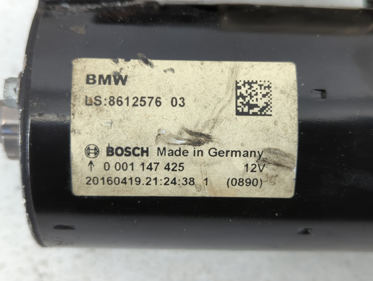 2013-2016 Bmw 328i Car Starter Motor Solenoid OEM P/N:0 001 147 425 Fits Fits 2012 2013 2014 2015 2016 2017 2018 OEM Used Au