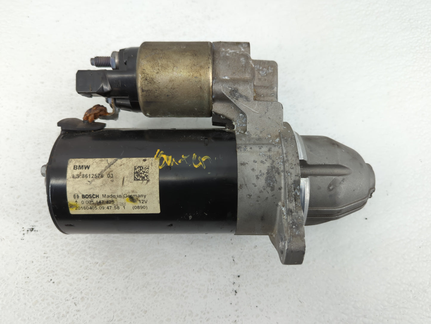 2013-2016 Bmw 328i Car Starter Motor Solenoid OEM P/N:8612576 03 Fits Fits 2012 2013 2014 2015 2016 2017 2018 OEM Used Auto 
