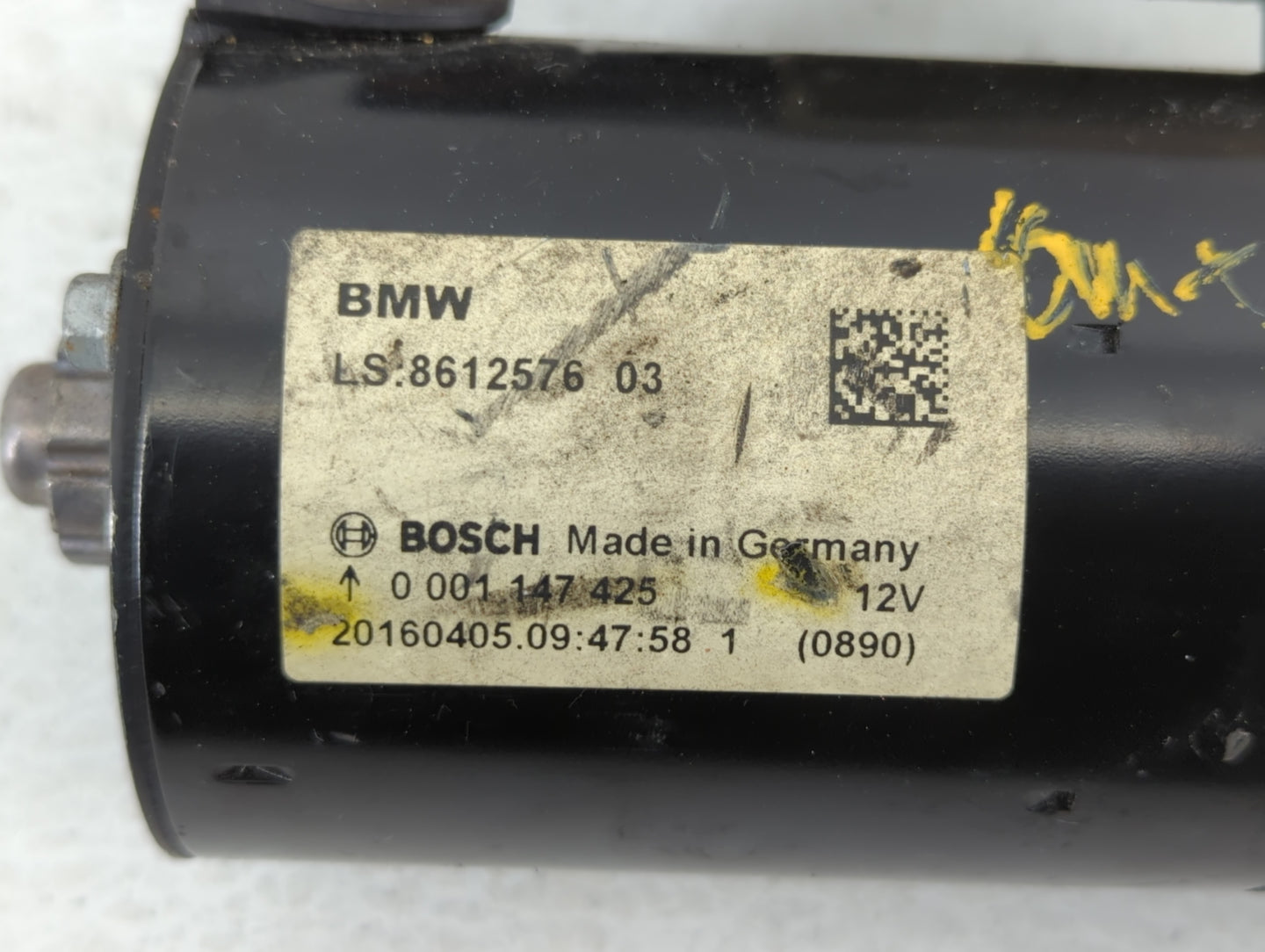 2013-2016 Bmw 328i Car Starter Motor Solenoid OEM P/N:8612576 03 Fits Fits 2012 2013 2014 2015 2016 2017 2018 OEM Used Auto 