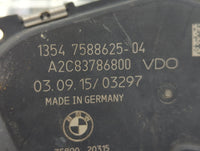 2012-2016 Bmw 328i Throttle Body P/N:1354 7588625-04 Fits Fits 2012 2013 2014 2015 2016 2017 2018 OEM Used Auto Parts - Oemu