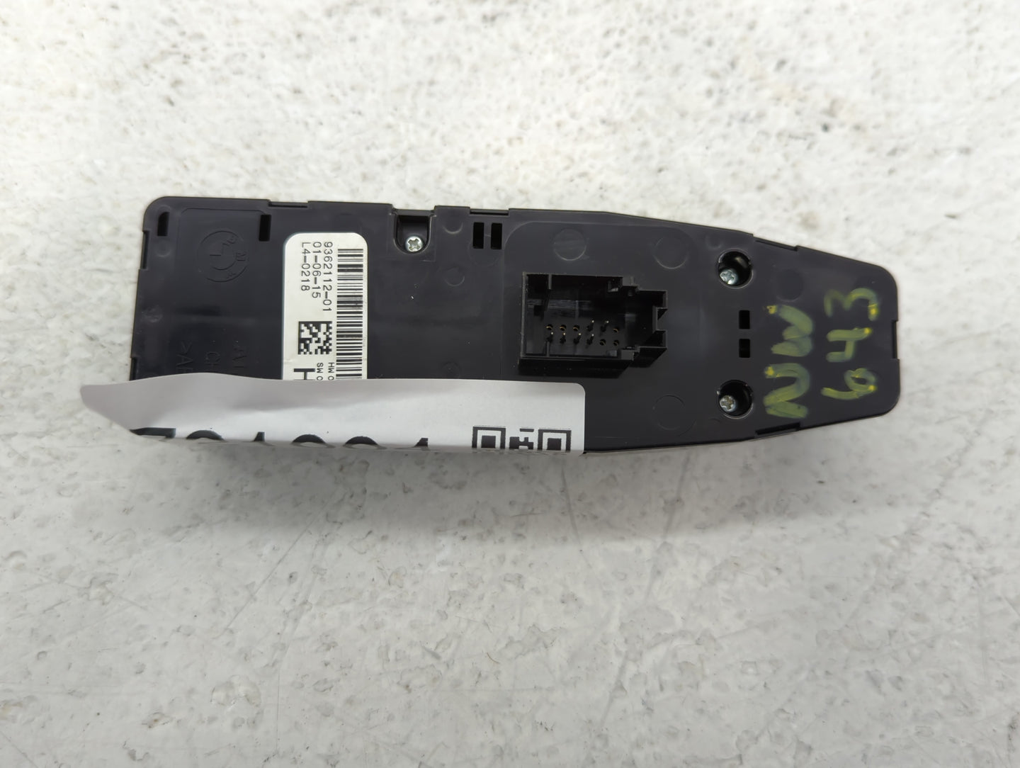 2012-2016 Bmw 328i Master Power Window Switch Replacement Driver Side Left P/N:9362112-01 Fits OEM Used Auto Parts - Oemused