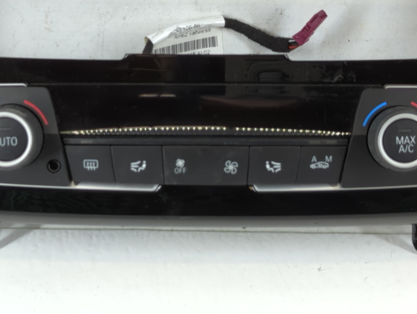 2014-2016 Bmw 328i Climate Control Module Temperature AC/Heater Replacement P/N:9358939-03 Fits OEM Used Auto Parts - Oemuse